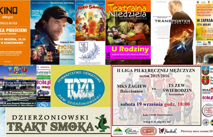 Sportowo-kinowy weekend w Dzierżoniowie