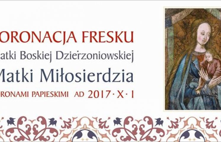 Parafia św. Jerzego w Dzierżoniowie serdecznie zaprasza na uroczystość koronacji fresku Matki Boskiej Dzierżoniowskiej – Matki Miłosierdzia, której wizerunek zostanie 1 października przyozdobiony koronami papieskimi.