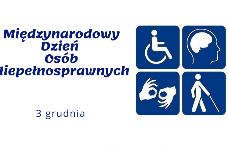 3 grudnia to Międzynarodowy Dzień Osób Niepełnosprawnych. W Dzierżoniowie obchodzić go będziemy w jednostkach podległych przez cały tydzień. Po to, by przybliżyć problemy osób z niepełnosprawnościami i uświadamiać korzyści, jakie płyną z integracji w każdym aspekcie życia politycznego, społecznego, gospodarczego i kulturalnego.