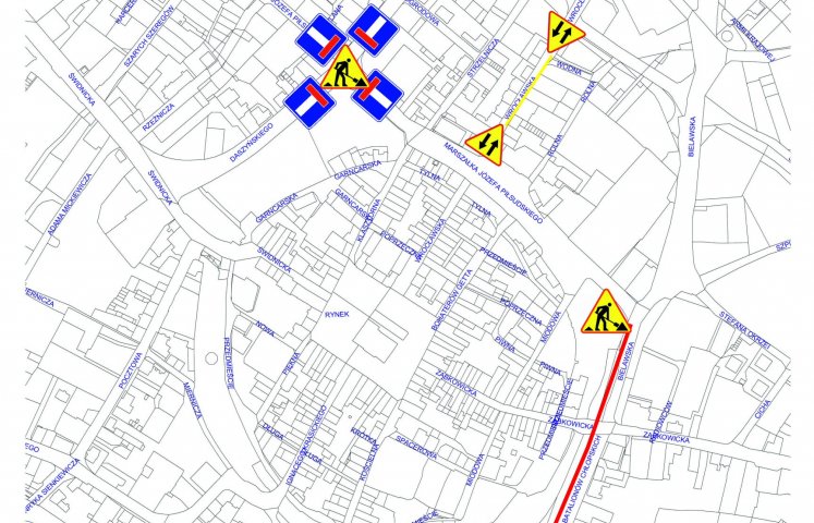 Budowa ronda i równoległy remont dwóch dróg w ścisłym centrum spowodują niemałe utrudnienia dla kierowców. Zobacz, dlaczego te inwestycje wykonywane są w jednym czasie i jak jeździć po centrum Dzierżoniowa. 