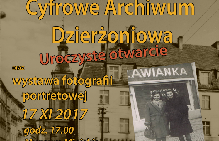 W piątek 17 listopada w muzeum będziemy mogli poznać cyfrowe archiwum naszego miasta. Ma ono służyć gromadzeniu i opracowaniu zdjęć, dokumentów, relacji mówionych i pisanych dotyczących Dzierżoniowa.