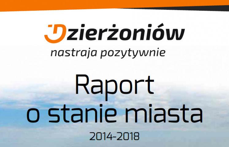 „Raport o stanie miasta" to zbiór danych pokazujących naszą kondycję finansową, gospodarczą i społeczną oraz najważniejsze informacje o tym, co wydarzyło się w Dzierżoniowie w ostatnich czterech latach. To obraz Dzierżoniowa w latach 2014-2018.