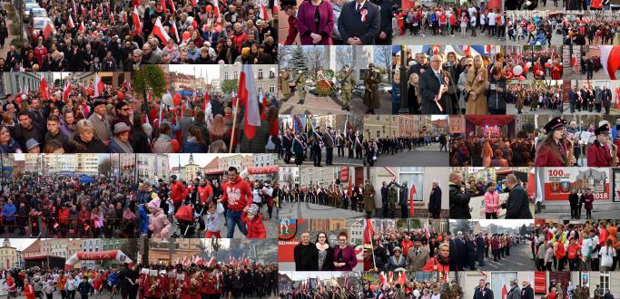 Uroczyście i oficjalnie, na sportowo, z występami artystycznymi, pokazem multimedialnym i biało-czerwonym pochodem uczciliśmy wspólnie obchody 100. lecia Odzyskania przez Polskę Niepodległości. Zapraszamy do obejrzenia galerii zdjęć i materiału wideo. 