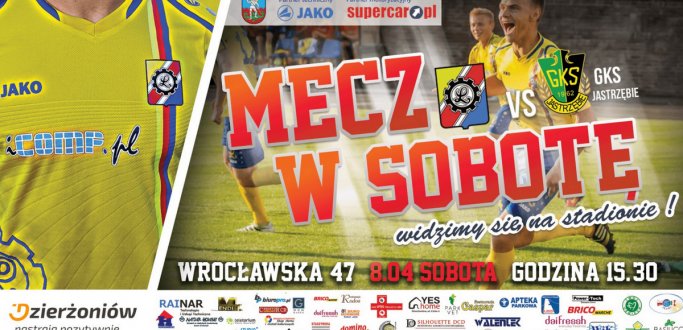 Zapraszamy 8 kwietnia na mecz III ligi dolnośląsko-lubusko-opolsko-śląskiej. Trójkolorowych czeka niezwykle ciężkie zadanie, ponieważ do Dzierżoniowa ponownie przyjeżdża rywal z samego szczytu ligowej tabeli. 