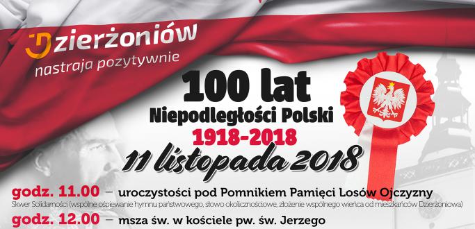 Wyjątkowe obchody rozpoczniemy przy Pomniku Pamięci Losów Ojczyzny. Zapraszamy też do udziału w Biegu Niepodległości i innych wydarzeń przygotowanych dla mieszkańców.