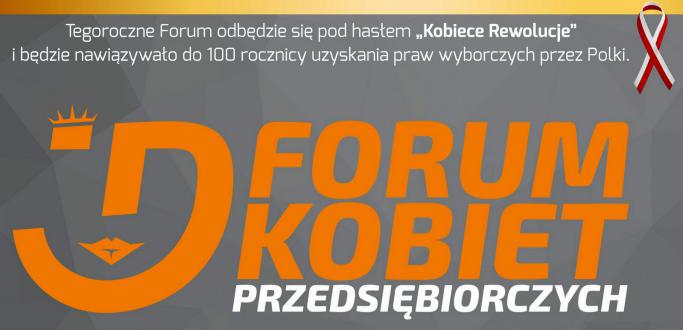 Wyjątkowo odbędzie się we wrześniu, ale tradycyjnie poprowadzi je Agata Dzikowska, dziennikarka TVP3. Szósta edycja Forum Kobiet Przedsiębiorczych już 14 września w Dzierżoniowie. Tegoroczne wydarzenie odbędzie się pod hasłem „Kobiece Rewolucje” i będzie nawiązywało do 100 rocznicy uzyskania praw wyborczych przez Polki. 